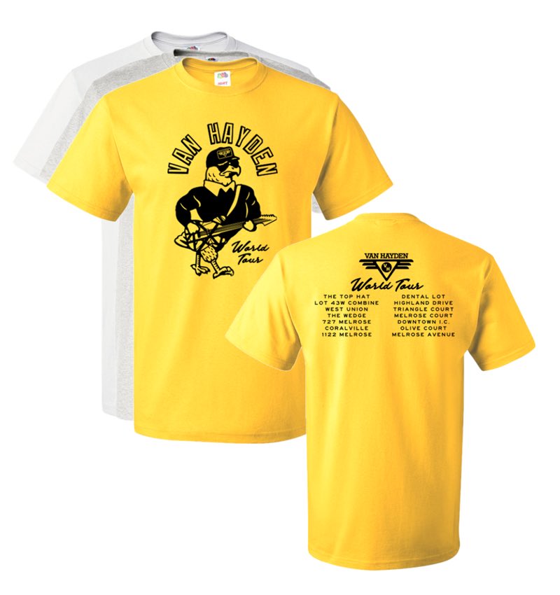 Van Hayden Tour T-Shirt Now Available | Shop Van Hayden Merchandise