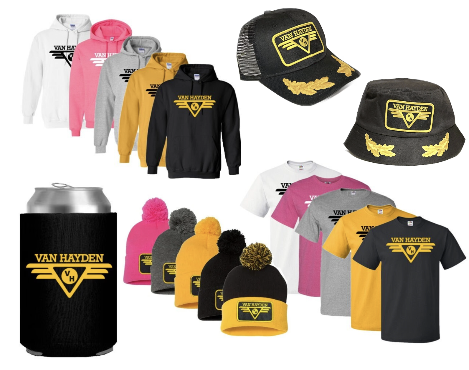 Shop Van Hayden Merchandise | hats, hoodies, shirts, koozies and more
